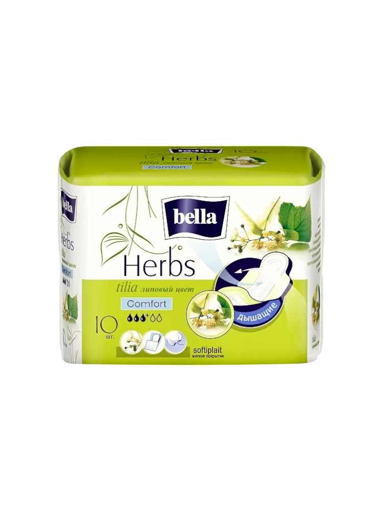 ПРОКЛАДКИ BELLA HERBS TILIA COMFORT 10ШТ